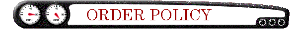 ORDER POLICY